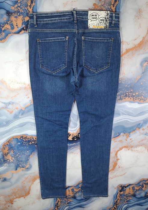 Джинсы Dsquared2 заужненные рваные потертые мужские штаны