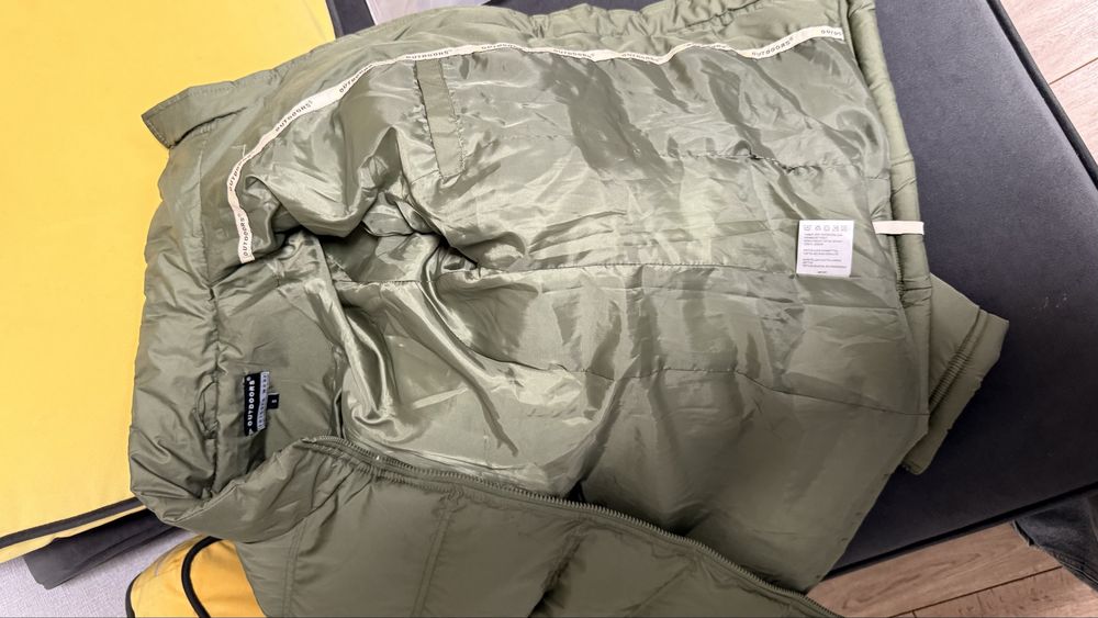 оверсайз ветровка zara оливковая