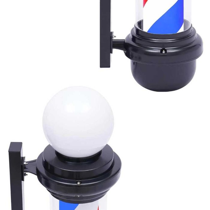 Luminária de Barbearia Barbeiro Barber Pole S NOVAS