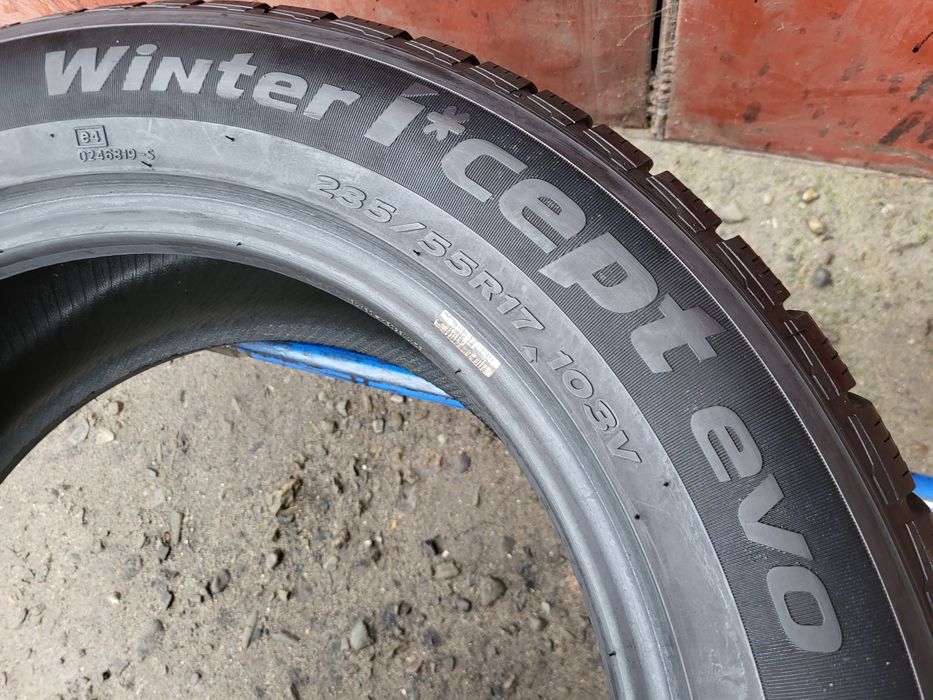 235/55/17 R17 Hankook Winter I'cept evo 2шт ціна за 1шт шини