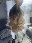 Peruka syntetyczna blond mega