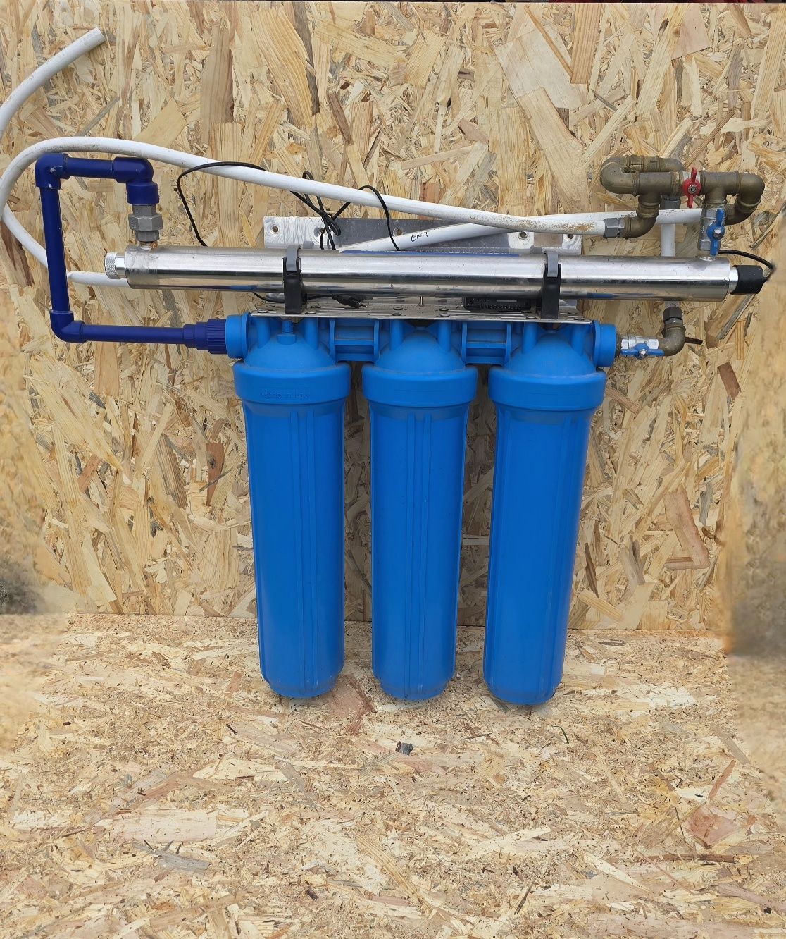 Filtro industrial de filtrar água,com luz ultravioleta com 900mm