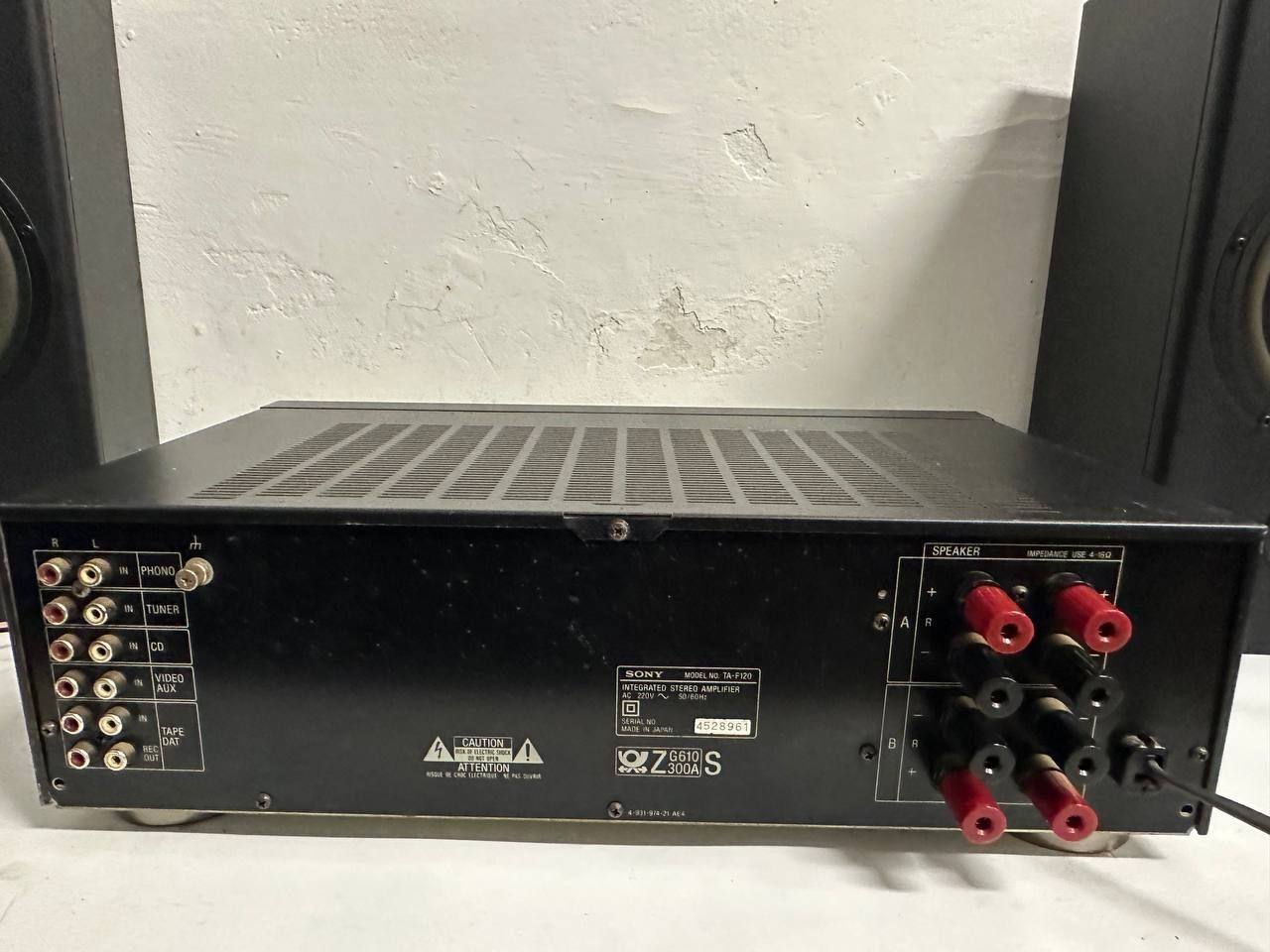 Wzmacniacz stereo SONY TA-F120, 2*50 Watt, Japan