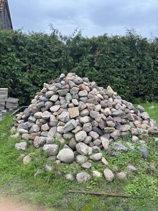 Kamień polny, płaski, na drogę, podjazd, murki
