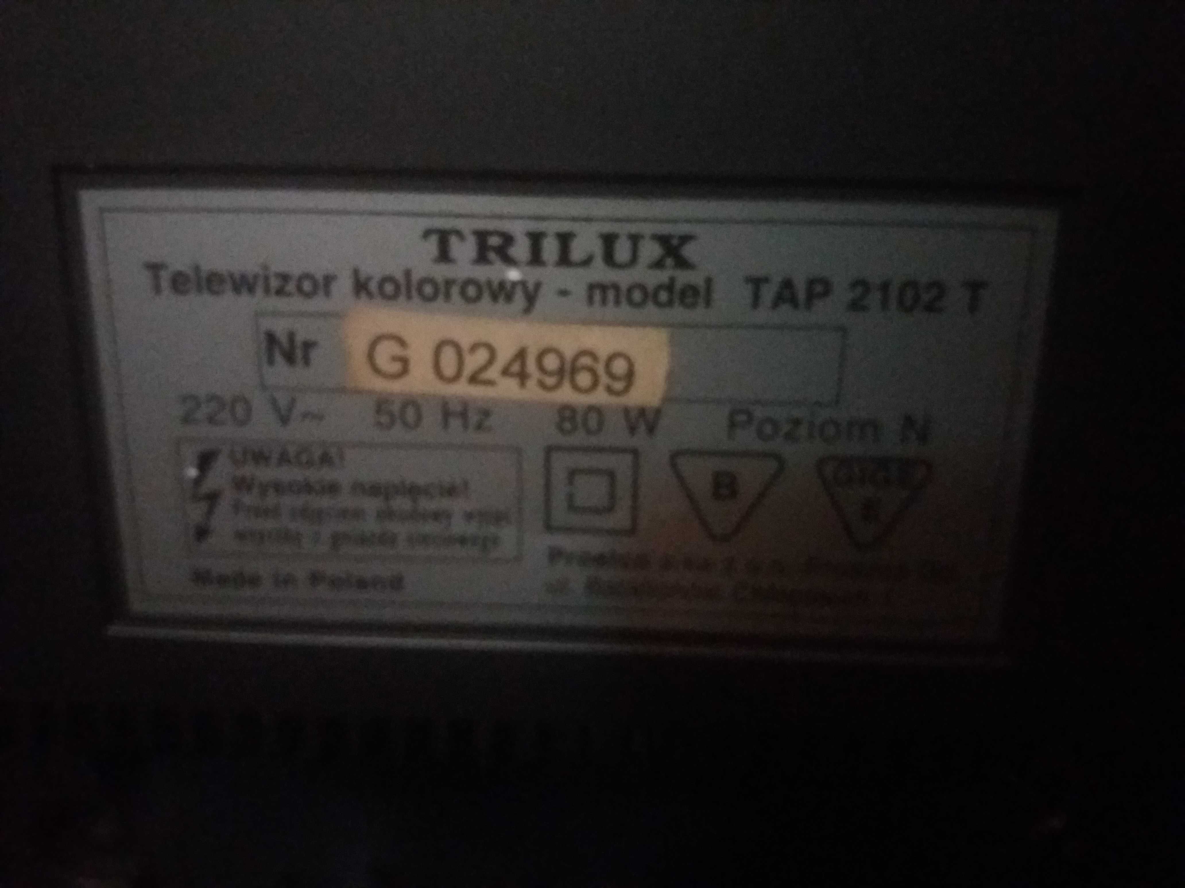 Telewizor kolorowy TRILUX TAP 2102 T