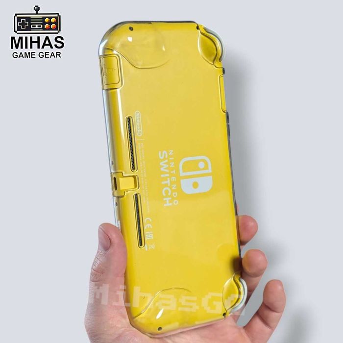 Nintendo Switch Lite Прозорий жорсткий чохол-бампер накладки на стіки