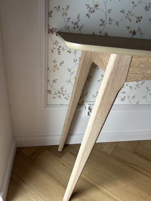 Biurko Pecara 105x45 z szufladą bielone