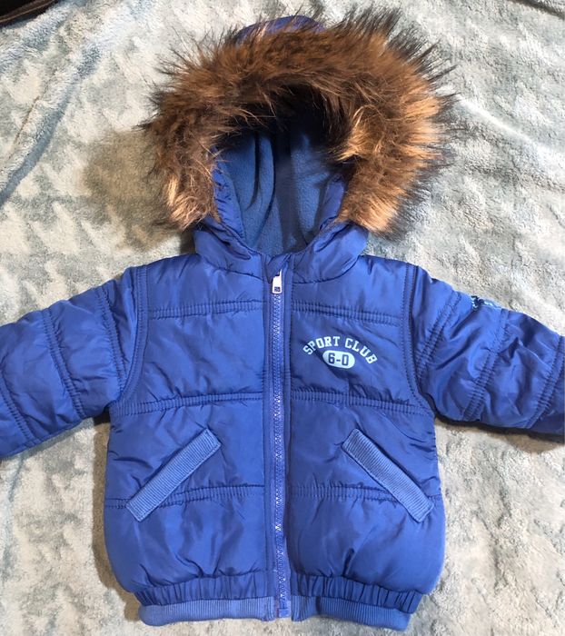 Крутая курточка на 6 месяцев утепленная