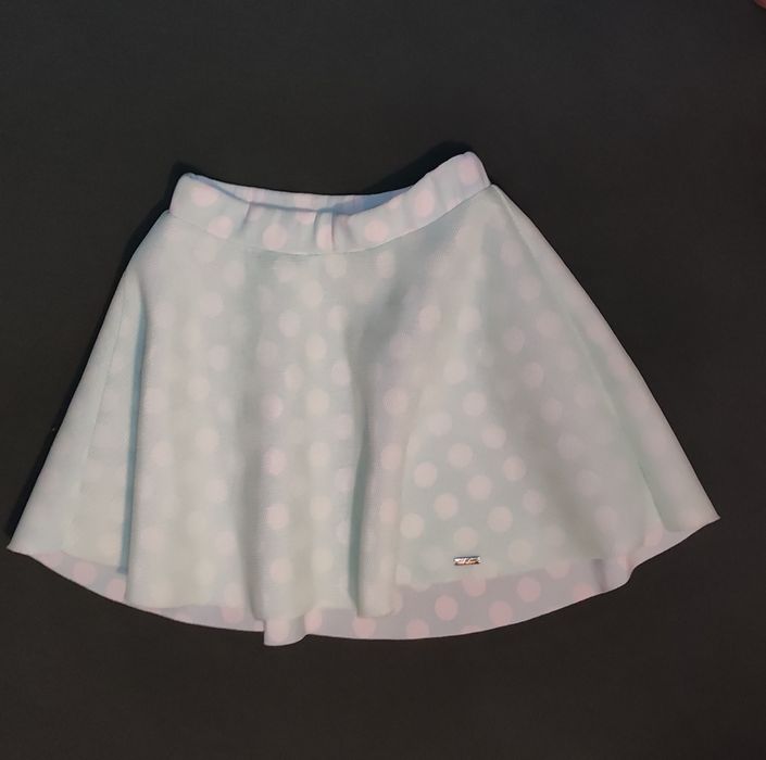 Spódniczka turkusowa w groszki , Anbor