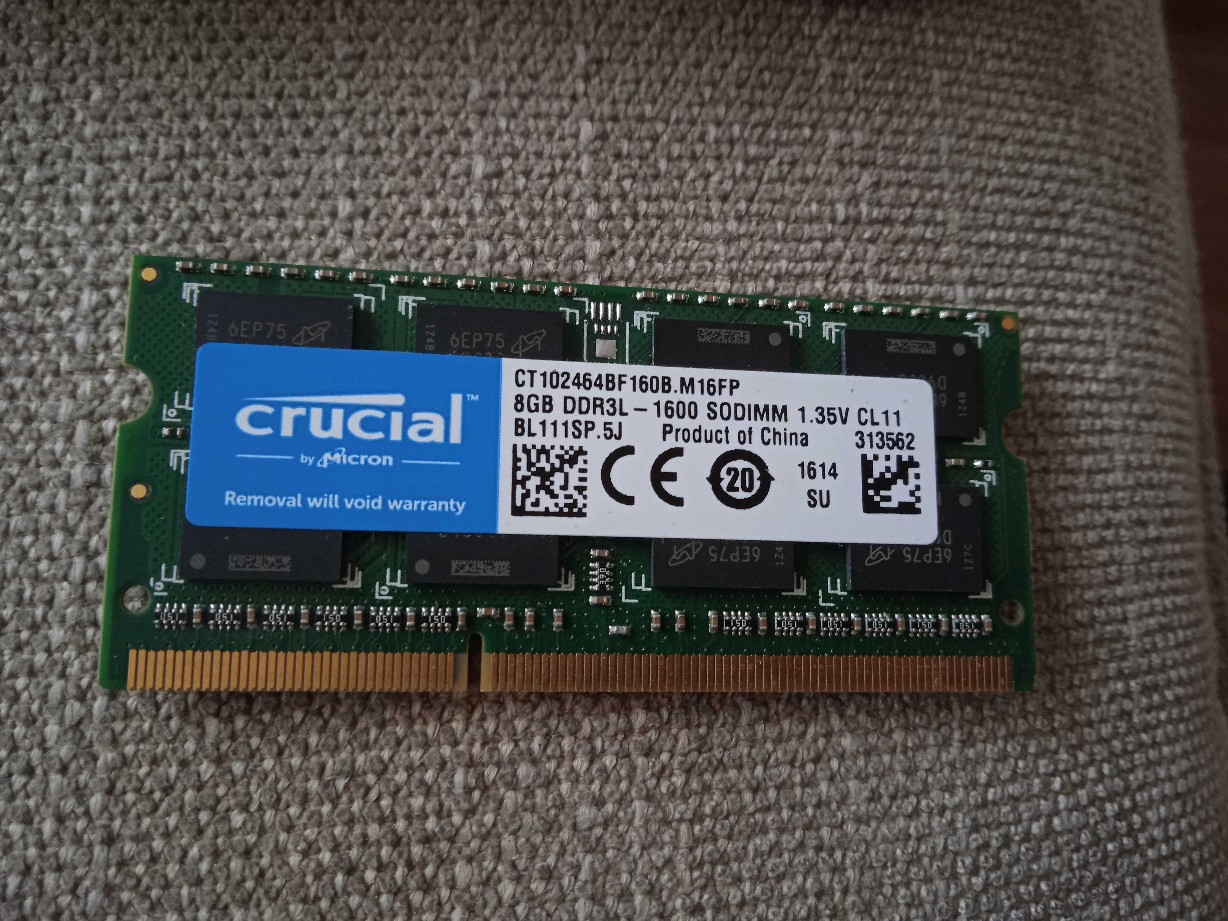 8 gb ddr3 1600\12800 so-dimm