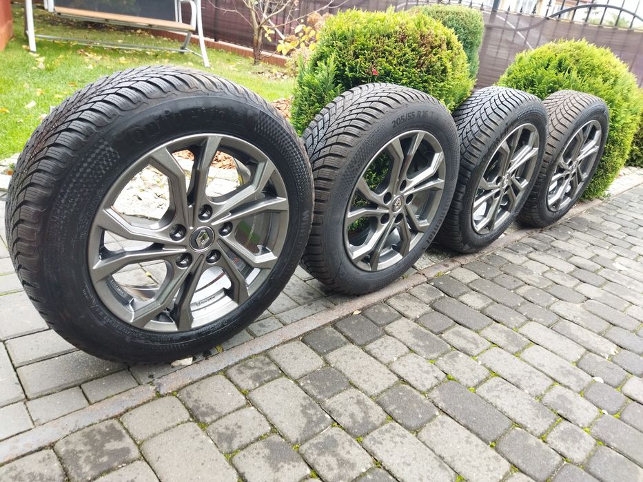5x114,3 16 Cali Koła Alu 205/55/16 Renault Megane 4 tpms