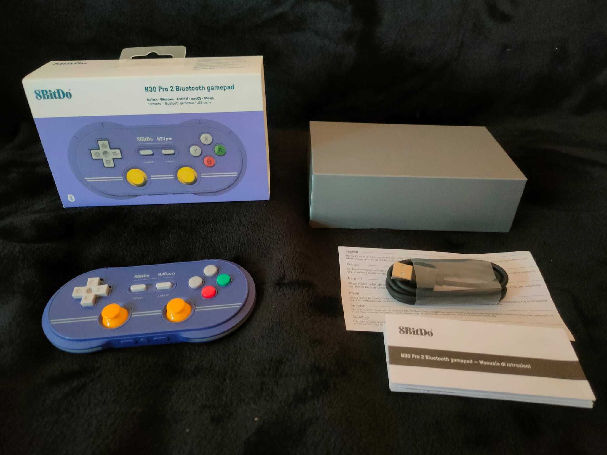 Pad / Controller / Kontroler 8bitdo N30 Pro 2 w kolorze GameCube
