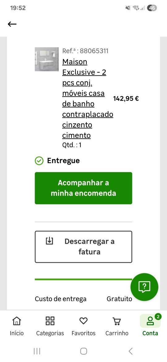 Movel WC 80 + Espelho novo