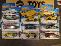Hot Wheels - 8 sztuk 2024 + TH /Jaguar, Viper, Honda, TH Delorean ../