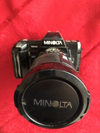 Camara analogica profissional Minolta 7000 + objetiva  Minolta