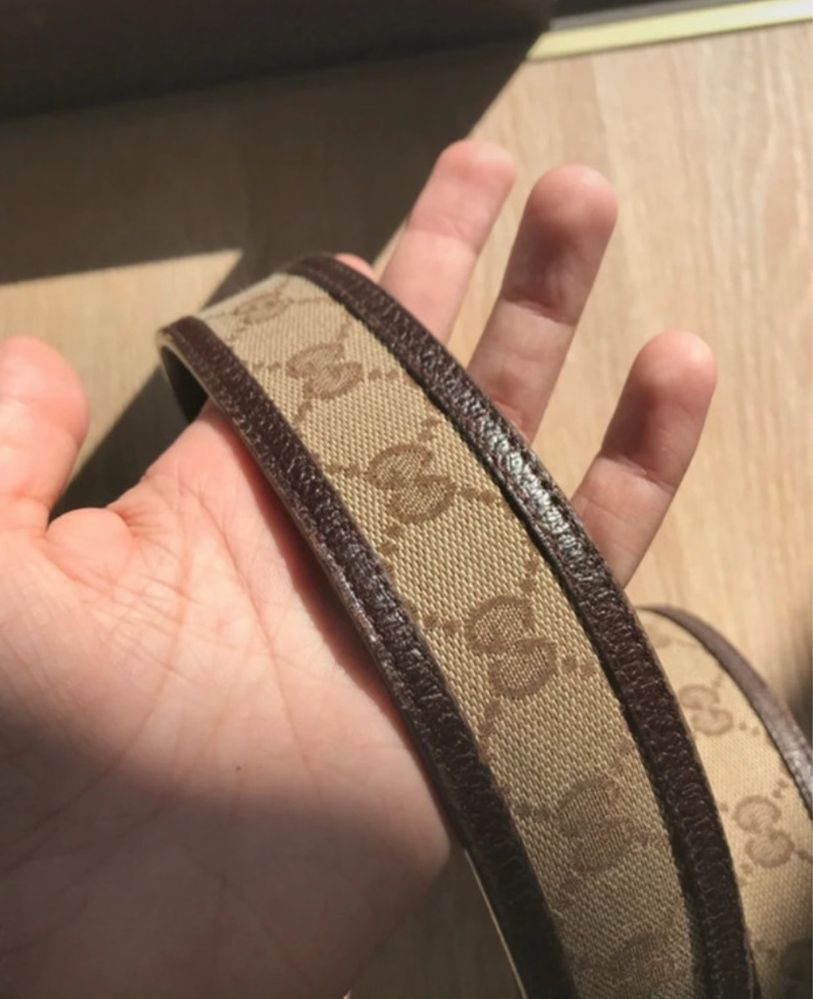 Cinto Gucci Canvas Original