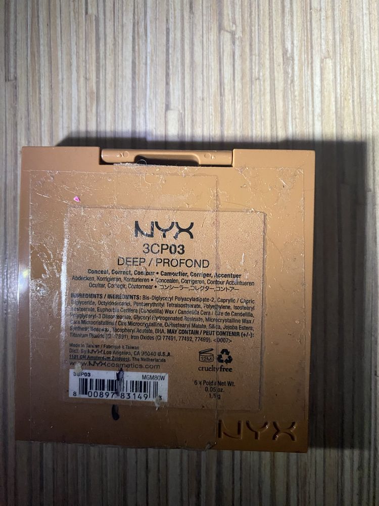 Nyx paleta korektorow