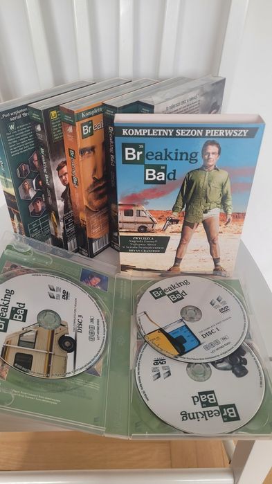 Breaking Bad DVD PL stan bardzo dobry/idealny