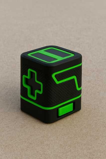 Poziomica Laserowa Samopoziomująca Laser Krzyżowy Zestaw Baterie 360