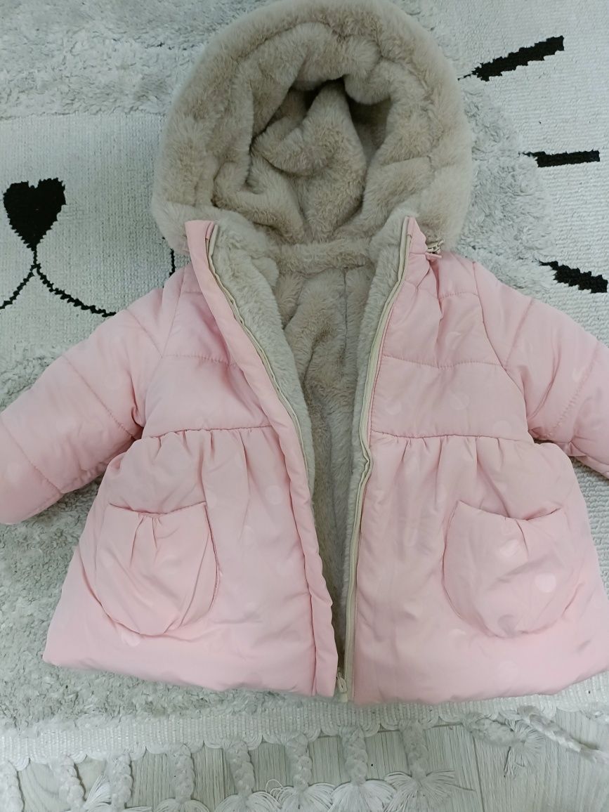 Mayoral newborn Kurtka dwustronna 75cm 6-9 miesięcy dla noworodka 6-9