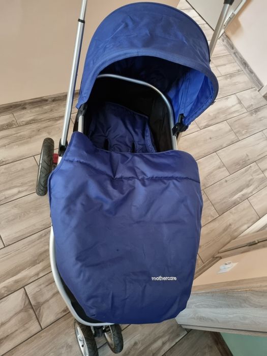 Mothercare zestaw 3 częściowy wózek granatowy  stan bdb