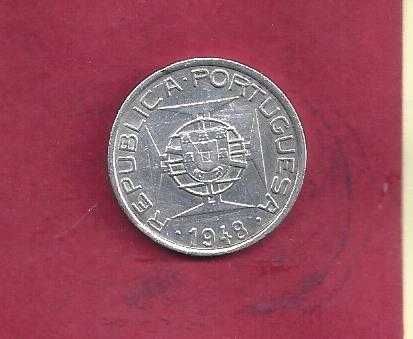 São Tomé e Principe   ex-colonia  5  Escudos   1948  Escassa