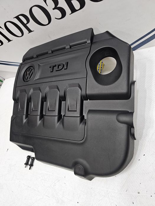 Декоративна Кришка Двигуна VW Caddy 4 2016 EURO-6 04L Golf 7 2.0 TDI