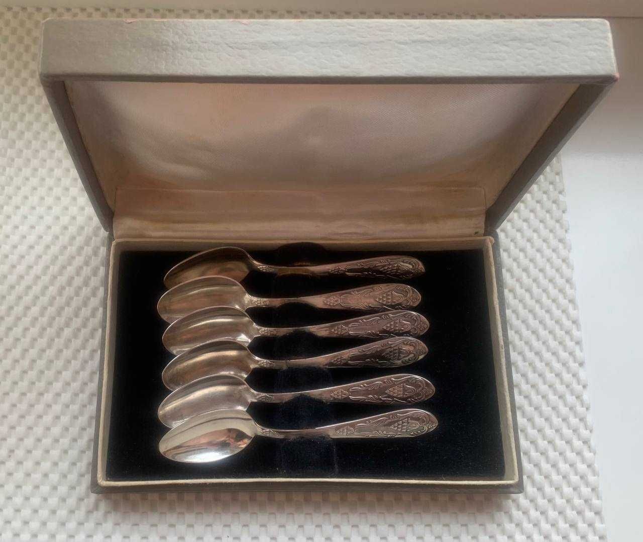 Серебряные кофейные, чайные столовые ложки серебро 875-й и 916 пробы