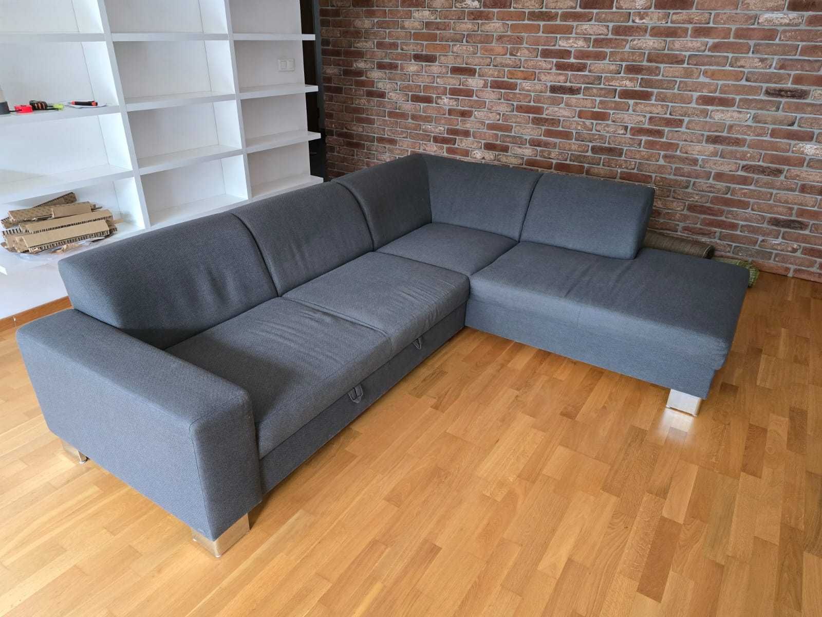 Sofa Livingroom, z funkcją spania i pojemnikiem na pościel