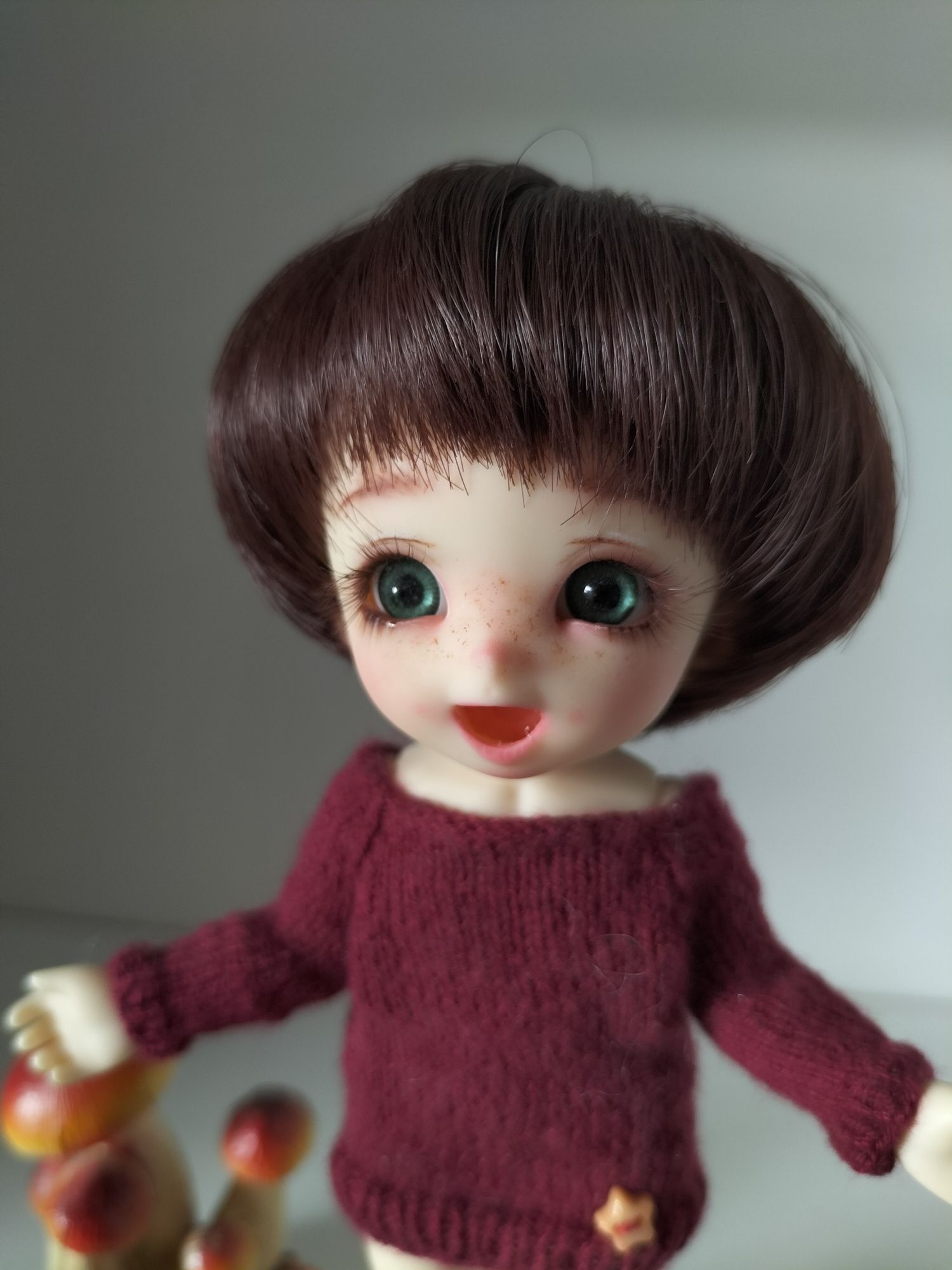 Zestaw Lalka bjd 1/8 pukifee Pong Pong 2x faceup