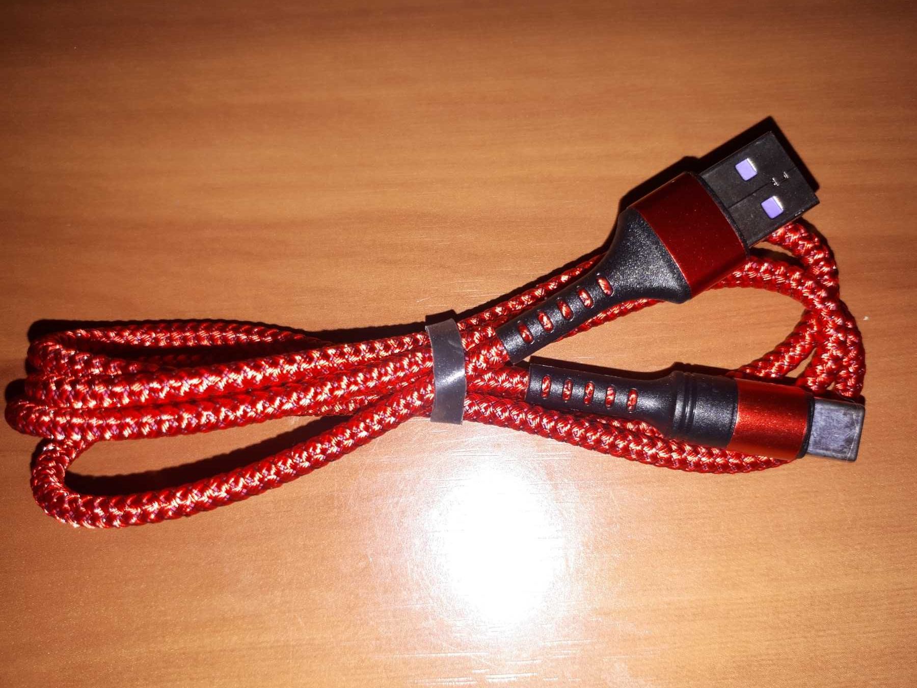 Кабель USB 3.0- Type-C. 1м. Red (красный)