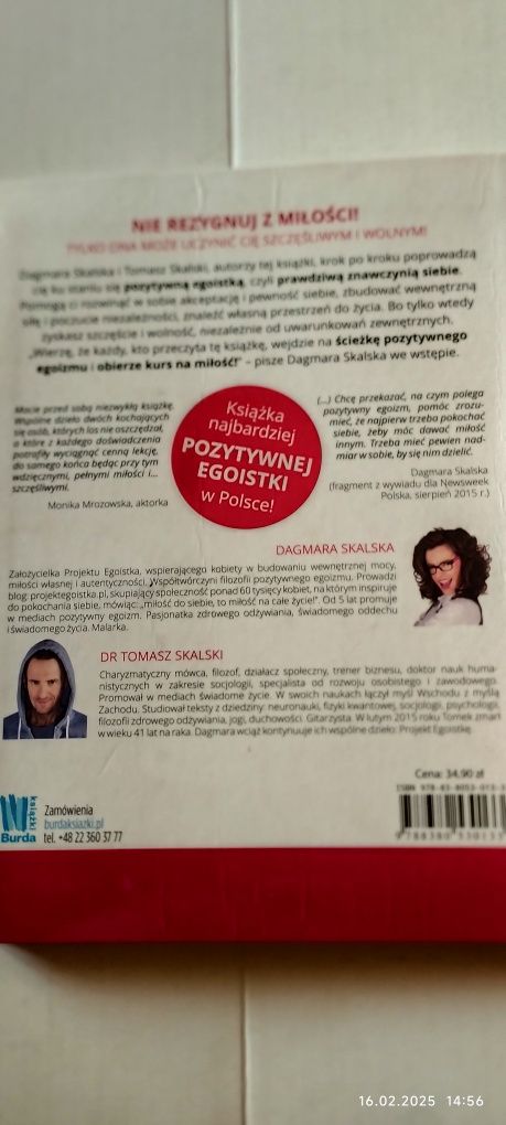 Dagmara Skalska - Rok pozytywnej zmiany , Egoizm to nie grzech.