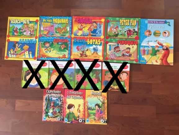 Contos Infantis (8 livros e CDs)
