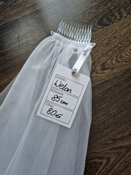 Welon bialy 85 cm nowy;)