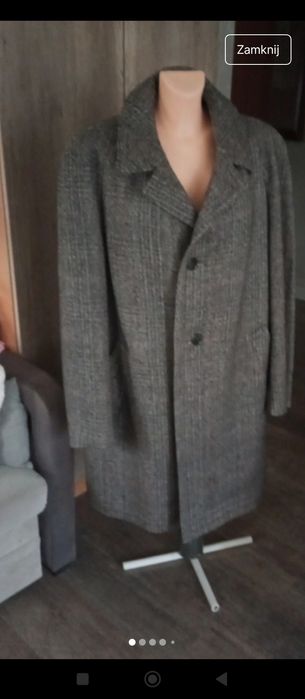 Nowy płaszcz męski z lat 70