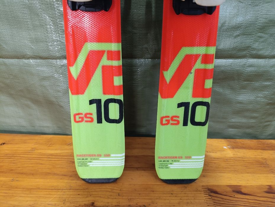 Nr 111 Narty zjazdowe Volkl Racetiger GS 10 / 110 cm + wiązania Gw