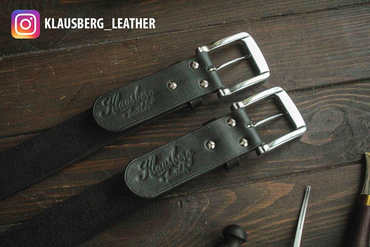 Кожаный ремень ручной работы KLAUSBERG Leather