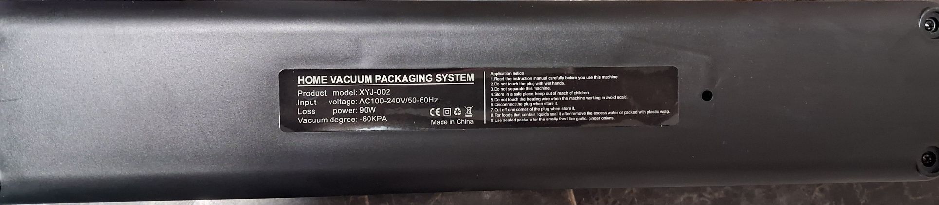 Продам вакууматор Vacuum Sealer ZKFK-001. + 10 ПАКЕТОВ В КОМПЛЕКТЕ!