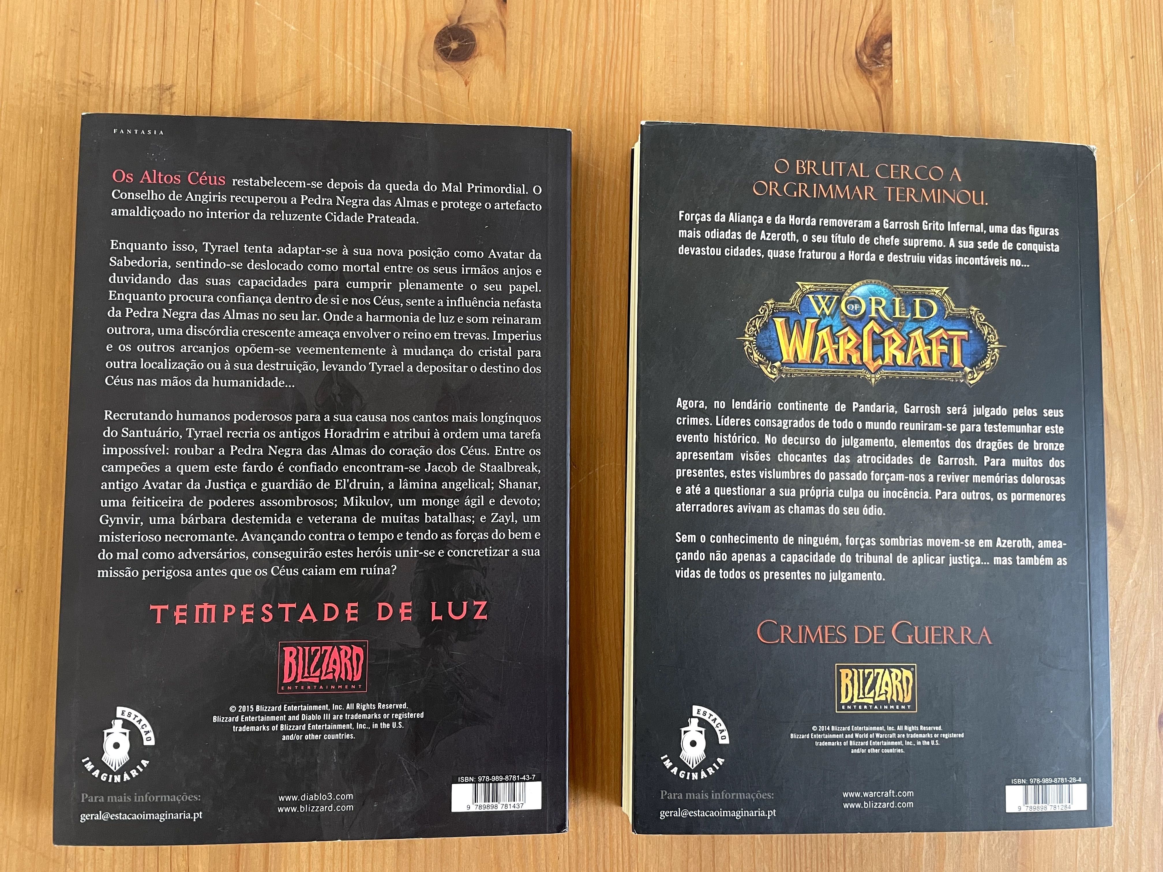 Gaming- Diablo - World of Warcraft - Livros de Jogos