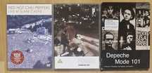 Dvds Depeche Mode,Red hot chilli peppers e Portishead