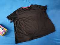 Bluzka czarna sportowa t-shirt aerobik fitness 56 58 jak nowa