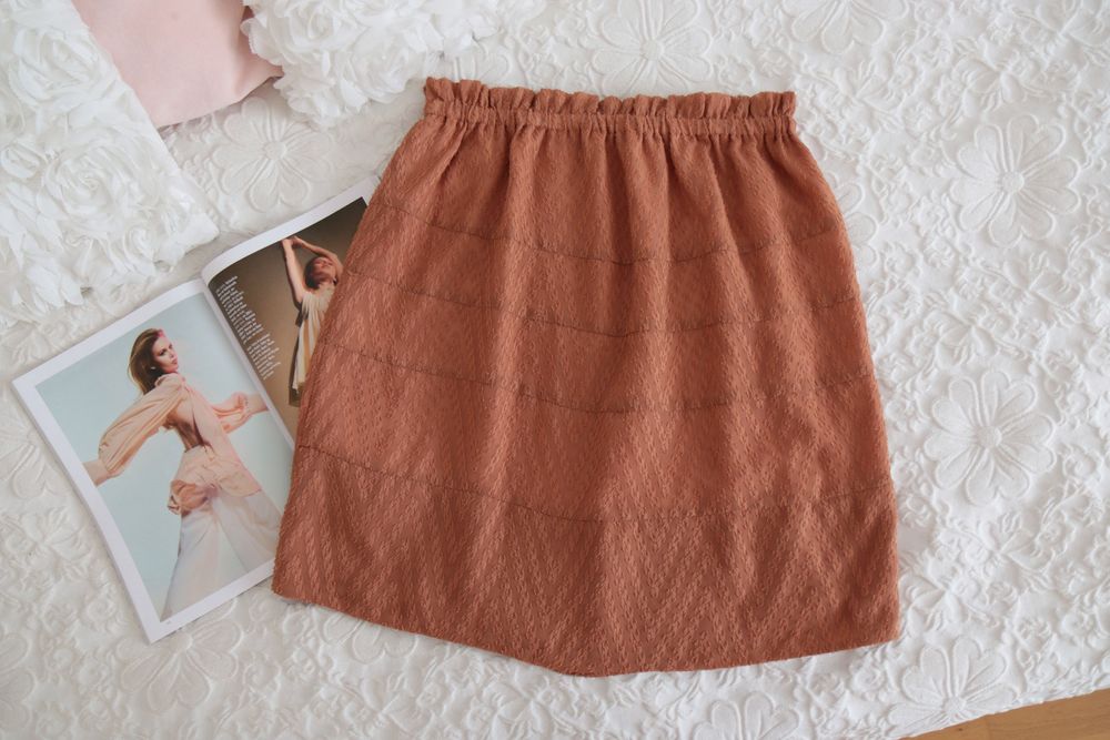 Spódnica marki premium IRO 38 ceglana modna massimo dutti M