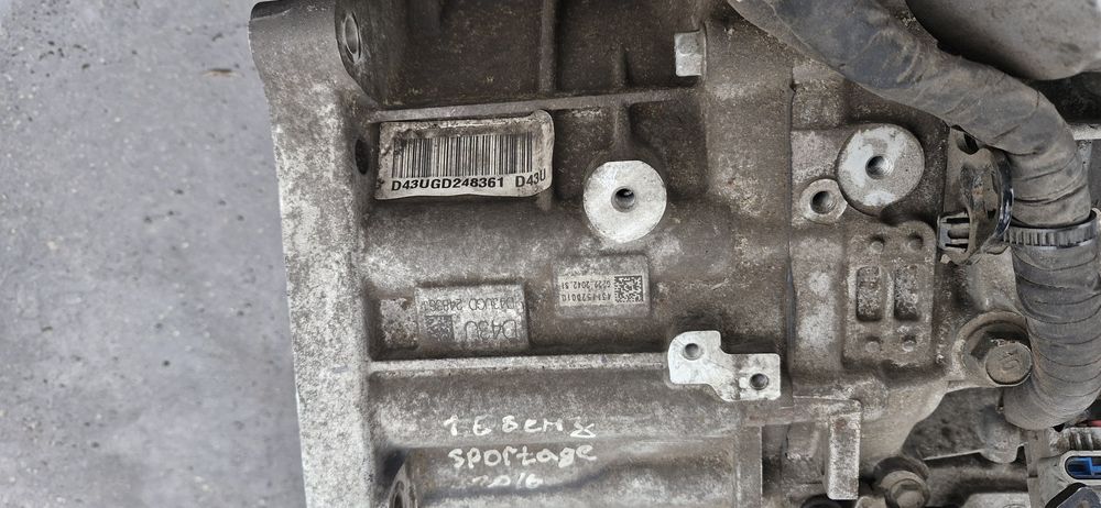 Акпп 43111-2D000 KIA Sportage, Hyundai Tucson 15-21, робот7ст.D18UD43U