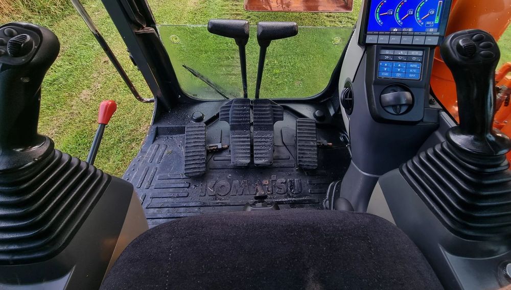 Komatsu Koparka 15 ton PC138US-10 3x Łamane ramię Klima 2017r z Norwegii 5100mt centr.smarowanie Jak Nowa z Norwegii  Aktualne Serwisy w DEKRA BMWT SGS kamera szyberdach Zero luzu wycieków