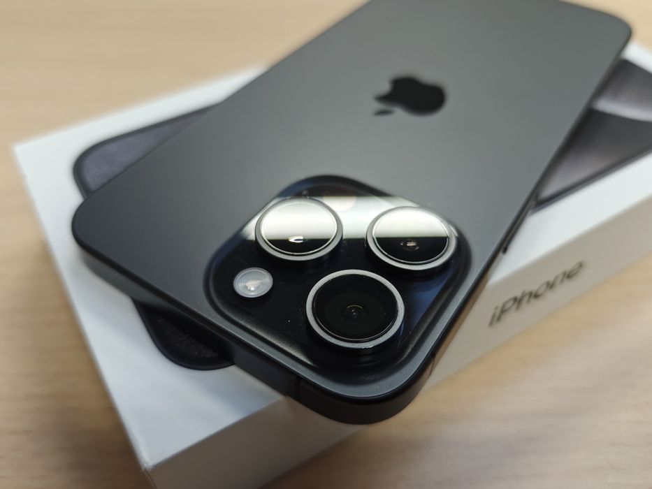 iPhone 15 PRO MAX 512GB, czarny. Stan idealny. Nienaprawiany. Komplet.