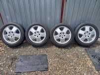 Koła Felgi Alu Mercedes 185x55r15  opony DUNLOP zimowe