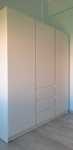 Roupeiro JYSK 180x200 branco, como novo!!!