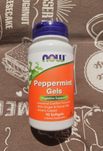 Now Foods капсули з перцевою м’ятою peppermint gels перечная мята 90шт