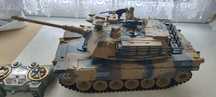 1:18 2.4G amerykański M1A2 wojskowy czołg Model RC 18 kanałowy