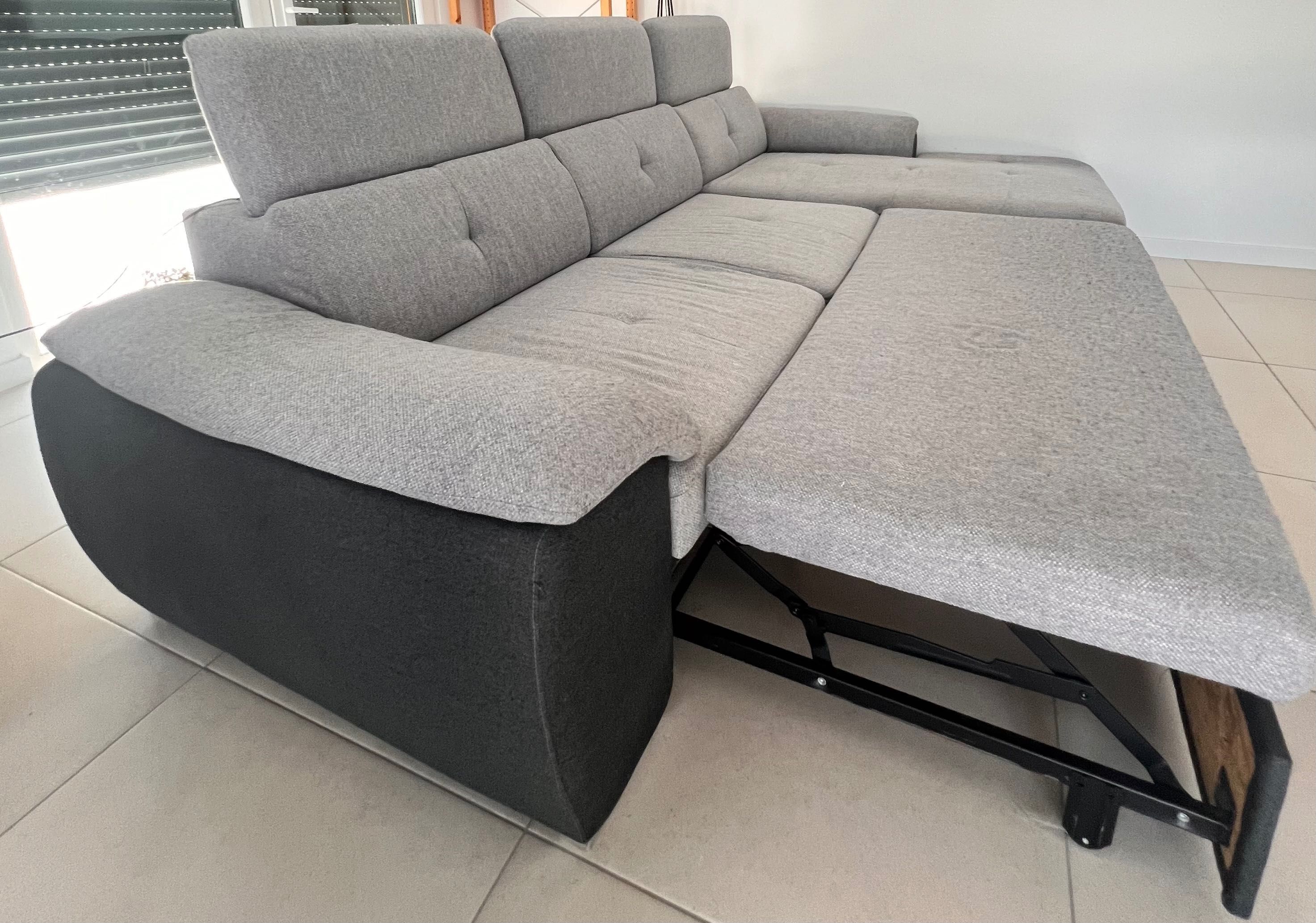 Sofá chaise longue com cama